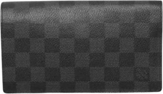 Louis Vuitton Pre-owned Wallets, female, Black, Size: ONE SIZE Pre-owned Canvas wallets