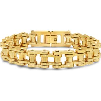 Sterling Forever Bolt Watch Chain bracelet in Gold at Nordstrom Rack