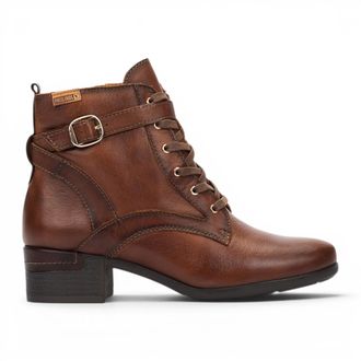 Pikolinos bruine leren veterschoenen voor vrouwen - Malaga