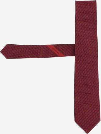 Ferragamo zijden stropdas met patroonontwerp