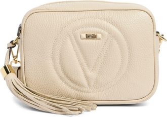 Mario Valentino Mia Dollaro VLOGO Leather Crossbody Bag in Milk at Nordstrom Rack