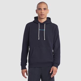 Nike Miami Dolphins Rivalries Collection Sideline Nike Mens Dri-FIT NFL Pullover Hoodie in Blue | 03AZ4FA9P-1R5