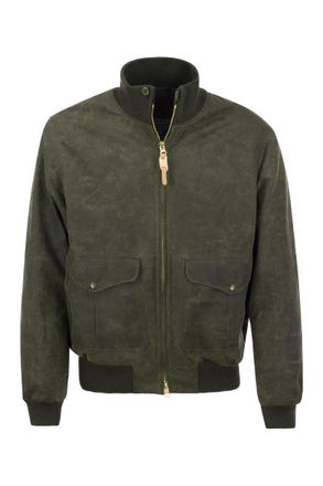 Manifattura Ceccarelli Water-Repellent Cotton Bomber Jacket