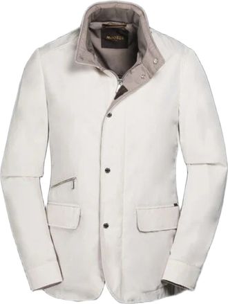 Moorer Modern Field Jacket With Detachable Hood And Concealed Zip