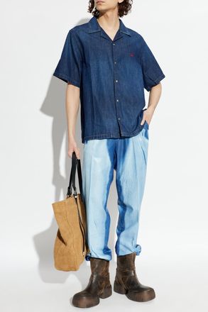 Diesel Denim Shirt D-NABIL-D, Mens, Navy Blue