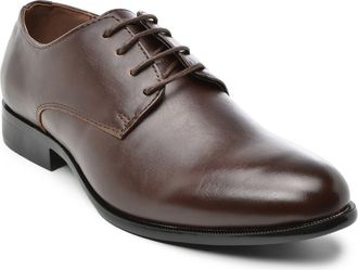 Elie Tahari Lace-Up Derby in Brown at Nordstrom Rack, Size 10.5