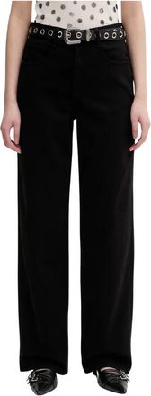 Miss Sixty Straight Jeans - Dames - Loose Fit Jeans - Zwart - W25 - Jeans