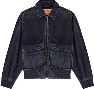 Diesel D-Kurz denim jacket - Black