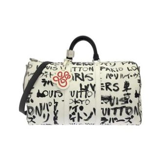 Louis Vuitton Pre-owned Boston Bag - unisex - Louis Vuitton Vintage - Vintage Weekend Bags - White - ONE SIZE - Pre-owned