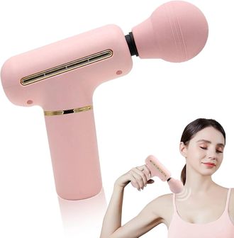 OEM Mini Pistola De Masaje Muscular, Pistola De Masaje Con 4 Velocidades Ajustables, Masajeador Port&aacute;til De Mano, Cuello Y Espalda, 1200 Mah