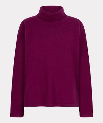 Esqualo Womens Wool Sweater In Maroon