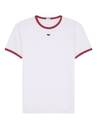 Fursac contrast-trim cotton t-shirt - men - Cotton - M - White