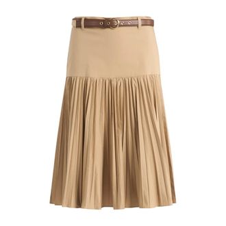Max Mara Midi Skirts, female, Brown, Size: XS Mstotto