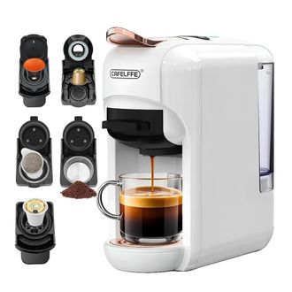 OEM Cafetera De C&aacute;psulas, Compatible Con 5 En 1, Para Caf&eacute; Caliente Y Fr&iacute;o, Color Blanco, Ue-a