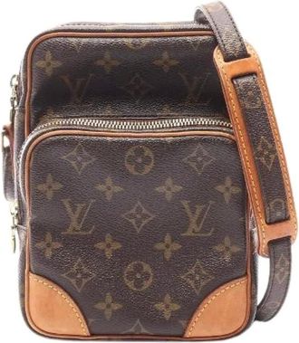 Louis Vuitton Pre-owned Cross Body Bags, female, Brown, Size: ONE SIZE Pre-owned Coated canvas louis-vuitton-bags