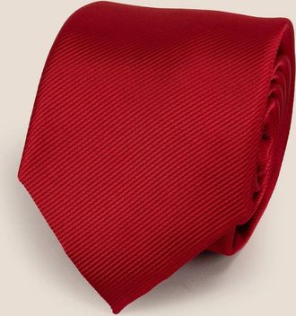 Oswin Hyde Mens Red Ribbed