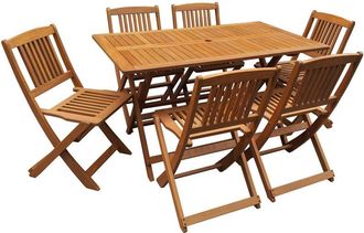 Habitat et Jardin Comedor/sal&oacute;n De Jard&iacute;n En Madera Ex&oacute;tica Hong Kong - Maple - Marr&oacute;n Claro, Comedor/sal&oacute;n De Jard&iacute;n En Madera Ex&oacute;tica Hong Kong - Maple - Marr&oacute;n Claro