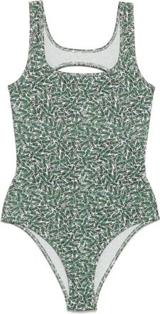 Lacoste Costume intero con stampa - Verde