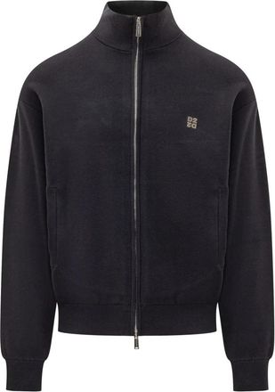 Dsquared2 Ribbed Zip Cardigan - Heren - Vesten met rits - Blauw - M - Hoodies & sweatvesten