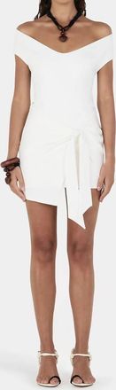 Hansen & Gretel Mollie Mini Dress In Ivory
