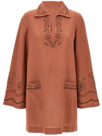 Fortela Abito corto Genevieve - Rosso