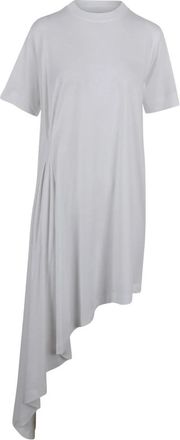 Loulou Studio Asymmetrische Jurk - Dames - Korte kleedjes - Wit - L - Kleedjes