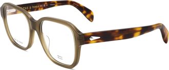 Rag & Bone Rag & Bone Mens 54mm Green Opticals