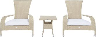 Safavieh Edna 3Pc Outdoor Lounge Set