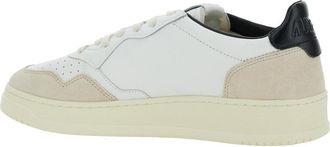 Autry Mens Low Sneakers Medalist White Leather Cow Trainers