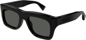 Gucci Gg1811S 001 Zonnebrillen - Heren - Accessoires - Zwart - Maat: 52 MM