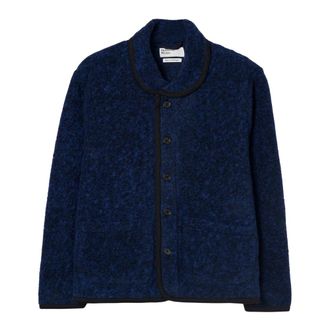 Universal Works Chaqueta Lancaster de forro polar boucl&eacute; - Jackets - Hombre - Azul - XL