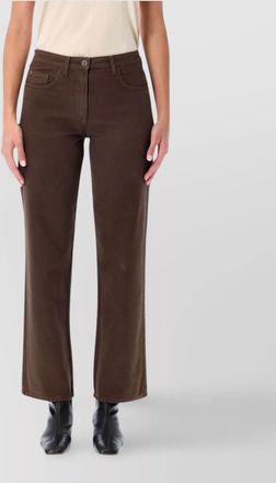 Emporio Armani five pocket trousers featuring belt loops