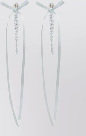 Simone Rocha ribbon bow drip earrings