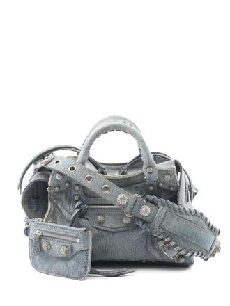 Balenciaga 2010s kleine Neo Cagole shopper - Blauw