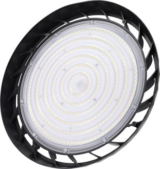GreenIce Greenice - Campana Led 200w 36.000lm 6000&ordm;k Ip65 Driver Lifud Flicker Free Regulable 0-10v 100.000h [1916-hvufo200w-h-cw]