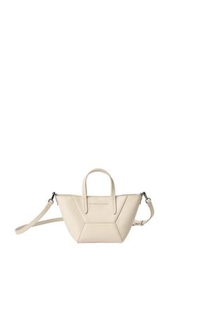 Brunello Cucinelli BC Duo mini bag in calfskin with monili in Ivory at Nordstrom