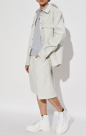 Dsquared2 Denim Shorts, Mens, Cream