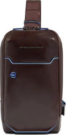 Piquadro Personalizable sling bag in leather for i Padmini - Dames - Schoudertassen - Bruin - ONE Size - Tassen