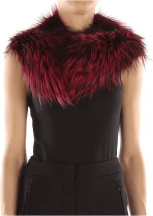 Mr & Mrs Italy Pink Fur Womens Foulard