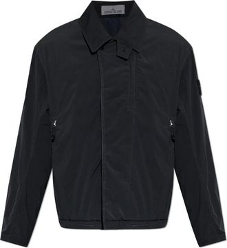 Stone Island Ge&iuml;soleerd Jack - Heren - Zomerjassen - Zwart - XL - Leer - Jassen