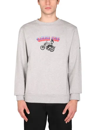 A.P.C. Crew Neck Cotton Sweatshirt - Gray