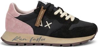 Sun 68 Vintage Casual Sneaker Zwart Stof Vrouw - Dames - Sneakers - Zwart - 37 EU - Nylon - Schoenen