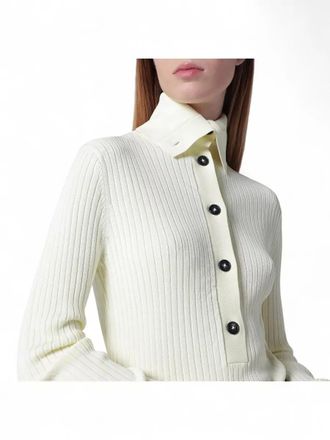 Entire studios long sleeve ribbed collared top
