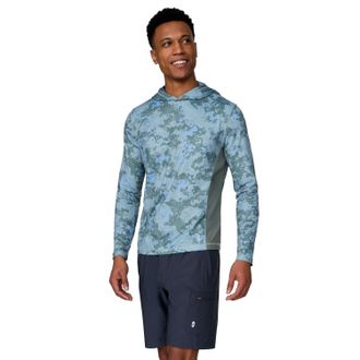 Free Country Mens SunFree UPF Printed Hoodie