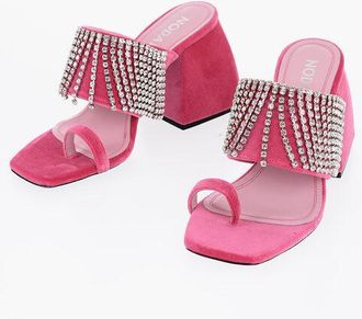 サンダル・ミュール Nodaleto Satin Pink Bulla Chibi Sandals Nodaleto Pink Satin Bulla Chibi Sandals In Multicolor | ModeSens