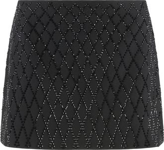 Pinko Pinko, Rokken, Dames, Zwart, XS, Leer, Minirok Memory