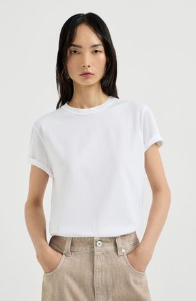 Brunello Cucinelli Jersey T-shirt in White at Nordstrom, Size Xx-Small Eu