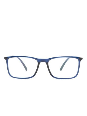 Giorgio Armani Occhiali squadrati con effetto sfumato - Blu