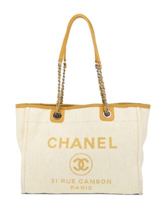 Chanel 2016 Deauville tote bag - Yellow