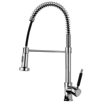 Trade Shop Trade Shop - Miscelatore Rubinetto Lavello Cucina Getto Lavabo Design Doccetta A Molla 59591